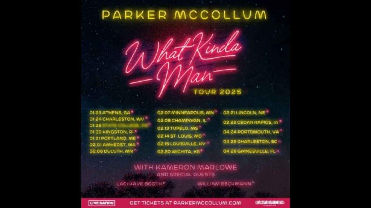 Parker McCollum Launching What Kinda Man Tour