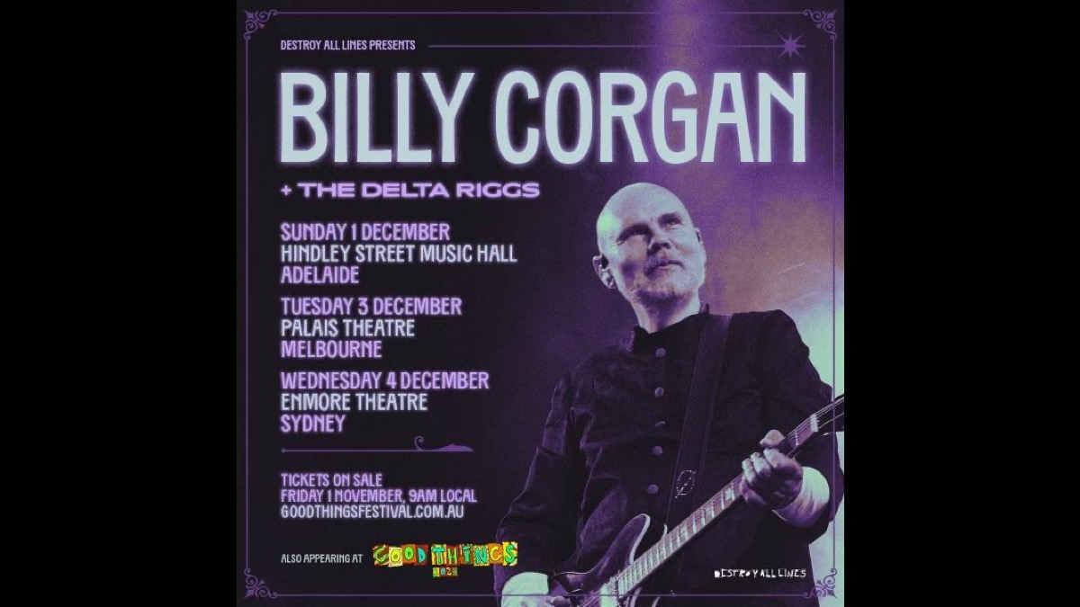 Billy Corgan Taking Solo Show Down Under