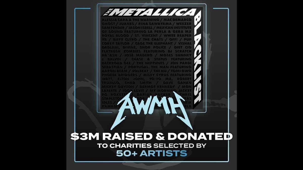 Metallica's Blacklist Raises Over $3 Million