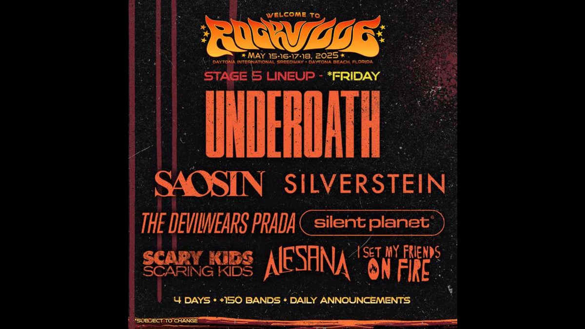 Underoath, Saosin, Silverstein Lead Welcome To Rockville Additions