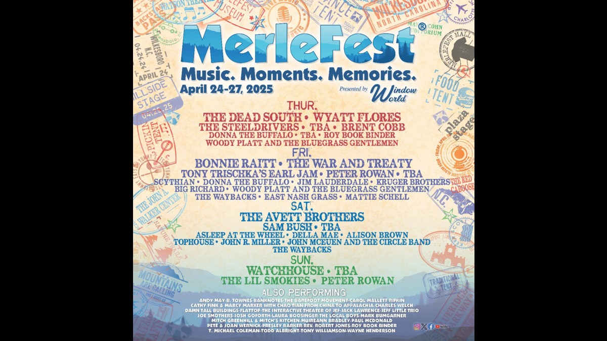 The Avett Brothers, Bonnie Raitt Lead MerleFest 2025 Lineup