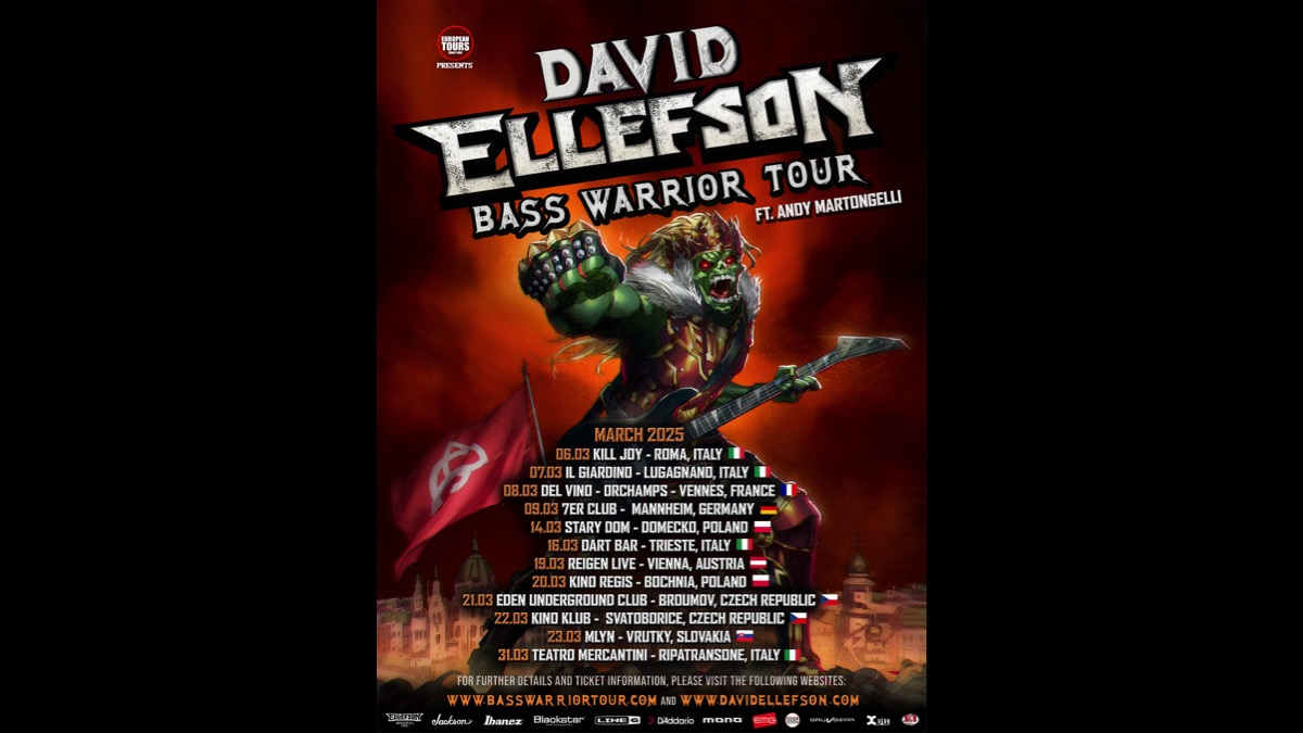 David Ellefson Rocks Judas Priest Classic And Reveals Bass Warrior Tour Dates