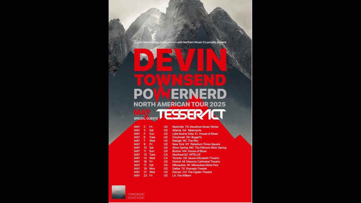 Devin Townsend Recruits Tesseract For North American PowerNerd Tour