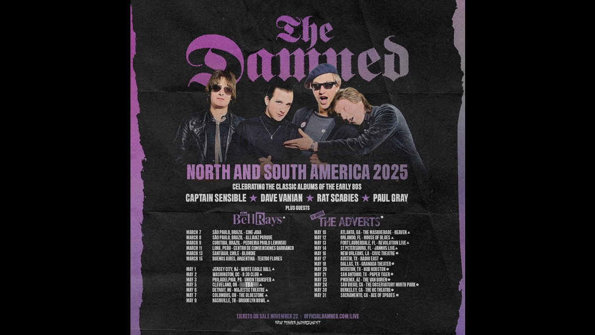 The Damned Announce North And South American Tour