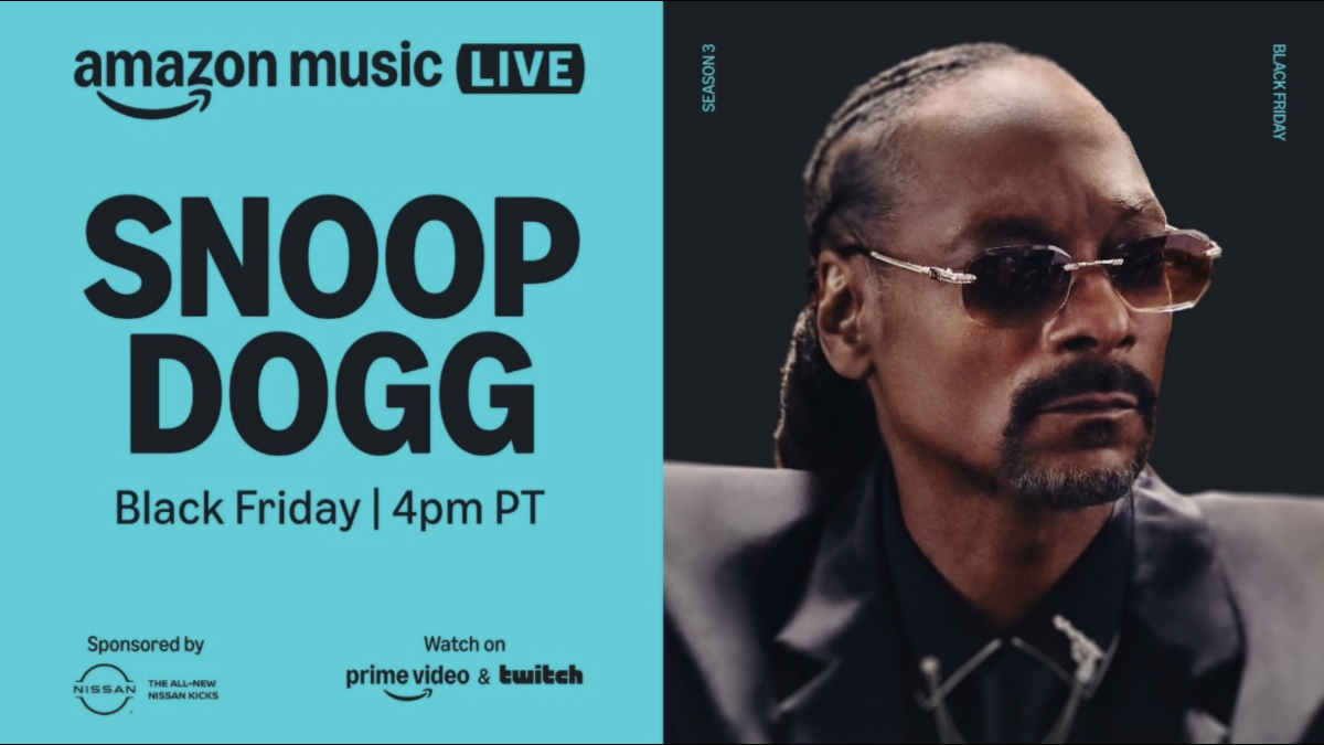 Snoop Dogg To Headline Season Finale Of Amazon Music Live