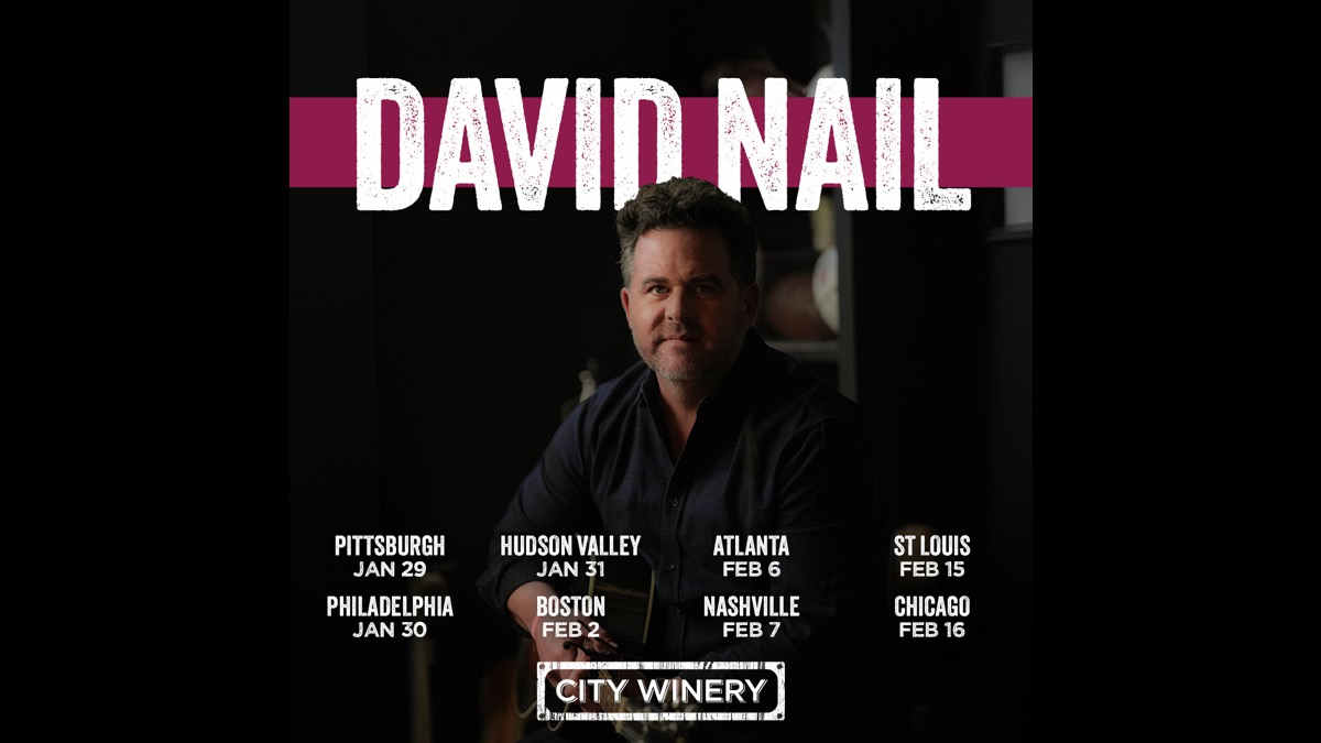 David Nail Announces City Winery Tour