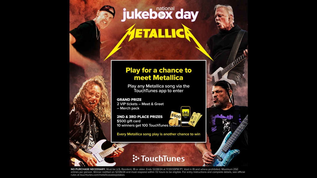 National Jukebox Day Celebration with Metallica Gives Fans Chance To Win