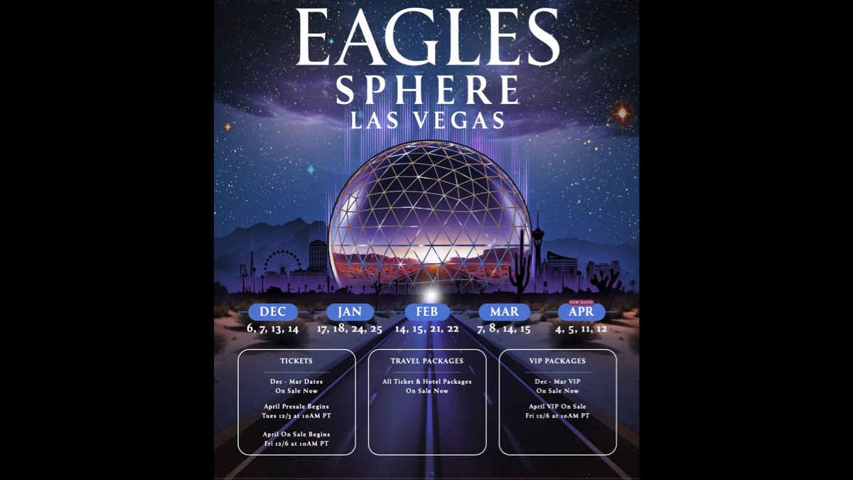 Eagles Extend Sphere Las Vegas Residency Further Into 2025