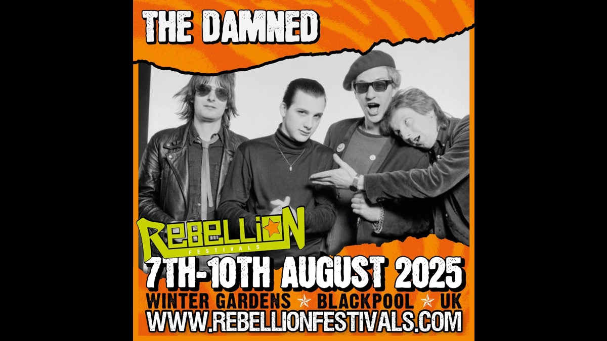 The Damned To Headline Rebellion Festival