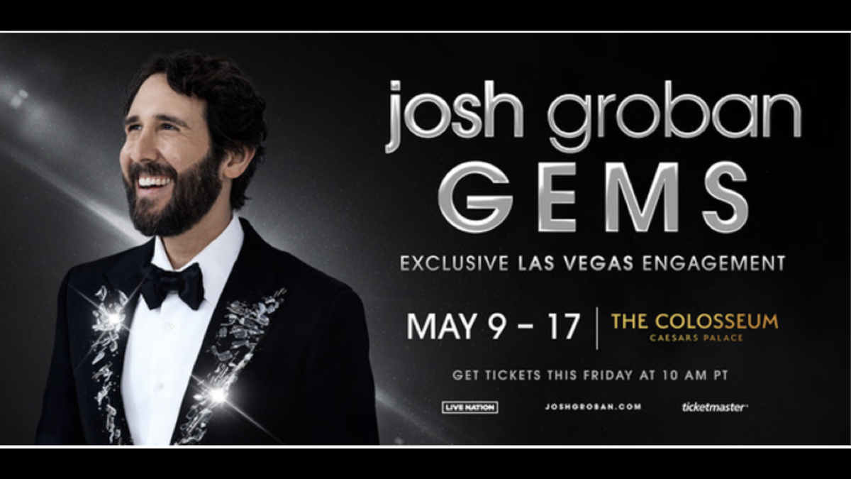 Josh Groban Announces Gems Las Vegas Residency