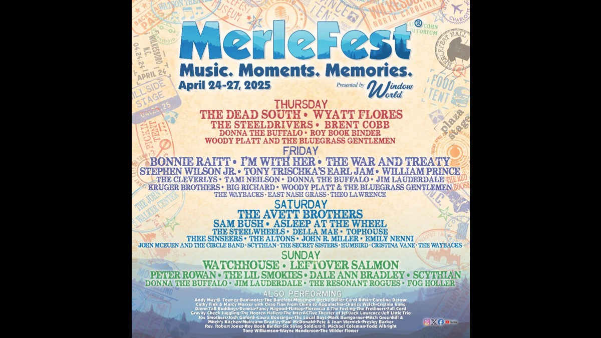 MerleFest Announces Full 2025 Lineup