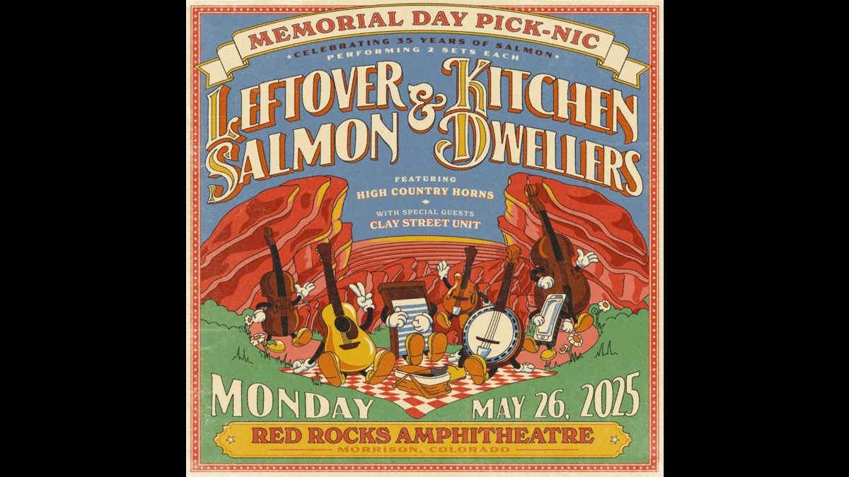 Leftover Salmon & Kitchen Dwellers Plot Memorial Day Pick-Nic At Red Rocks