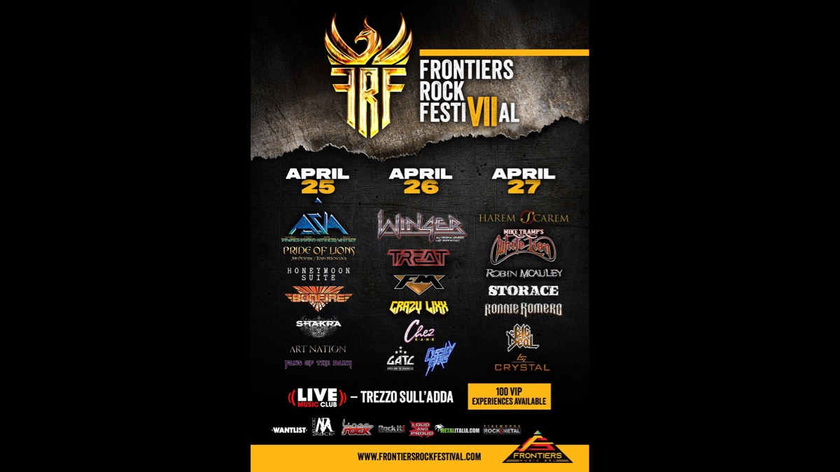 Asia Lead Additions To Frontiers Rock Festival