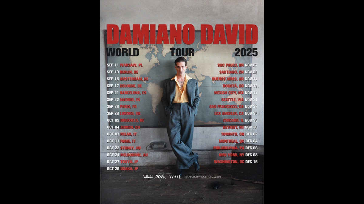 Damiano David Announce 2025 World Tour