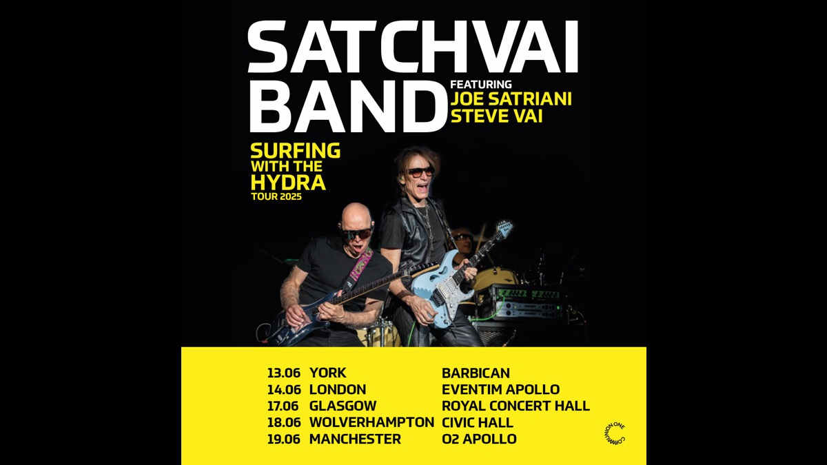 Joe Satriani and Steve Vai Team Up With The Satchvai Band