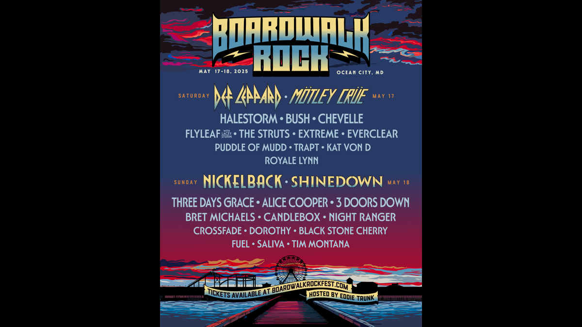 Def Leppard, Motley Crue, Nickelback Lead Boardwalk Rock Lineup