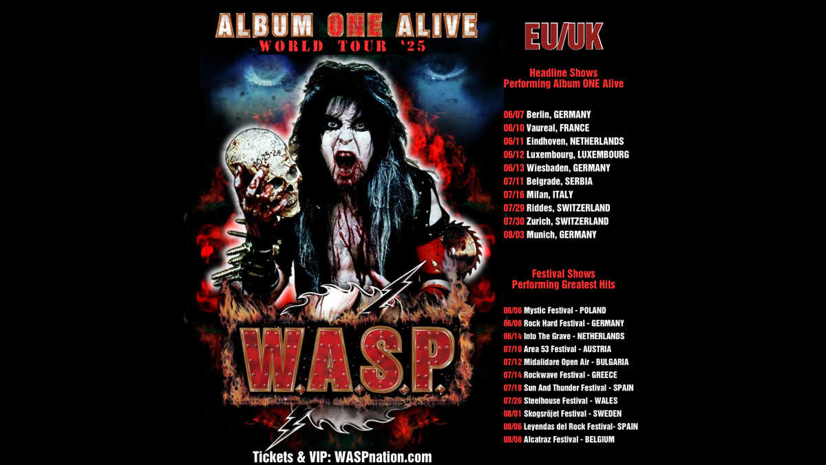 W.A.S.P. Announce Album ONE Alive European Tour