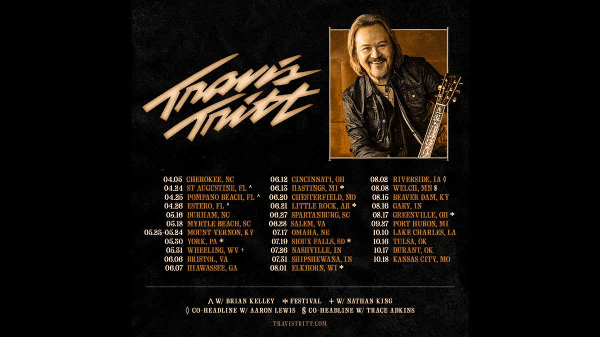 Travis Tritt Announces 2025 U.S. Tour