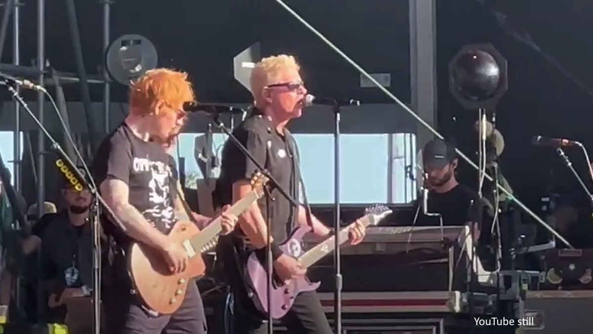 The Offspring Shared Pro-Shot Video Of Ed Sheeran Jam (2024 In Review)