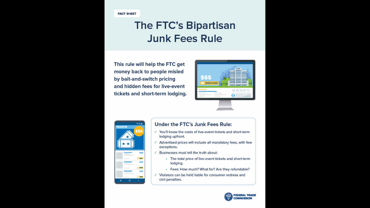 FTC Bans 'Junk Fees' For Concert Tickets