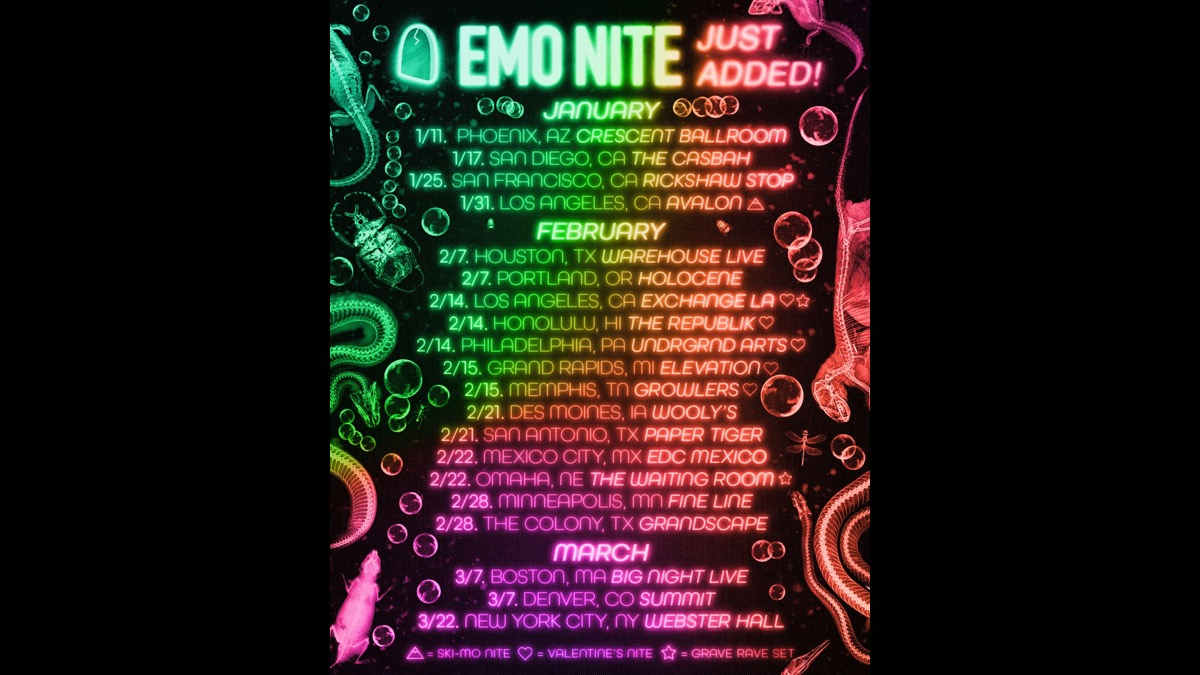 Emo Nite Coming To Almost 20 Cities With New 2025 Dates