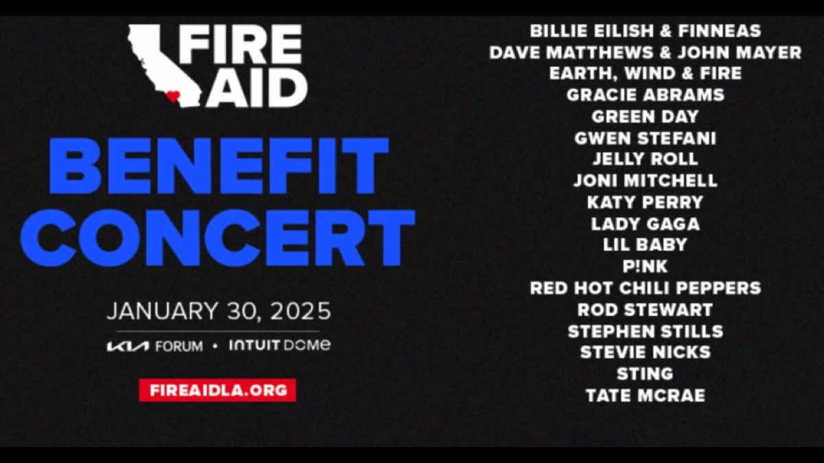 Jelly Roll, Billie Eilish, Lady Gaga and More For FireAid