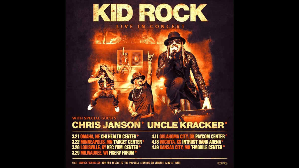 Kid Rock Celebrates Birthday By Revealing Arena Tour Details