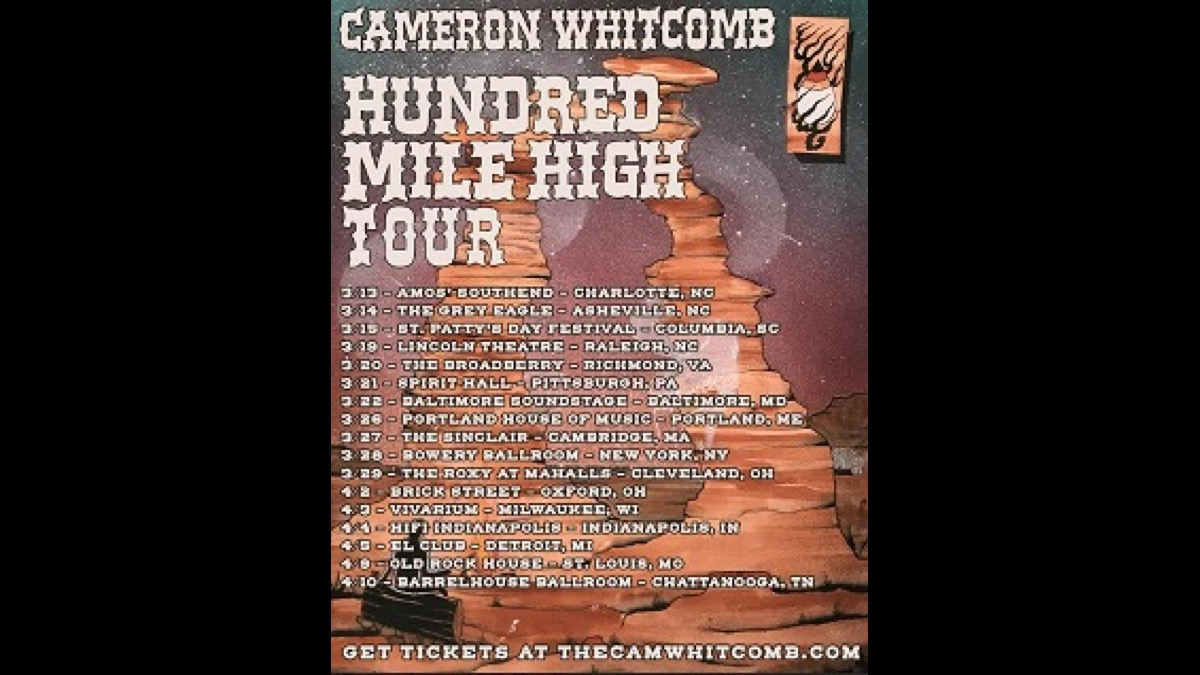 Cameron Whitcomb Announces The Hundred Mile High Tour