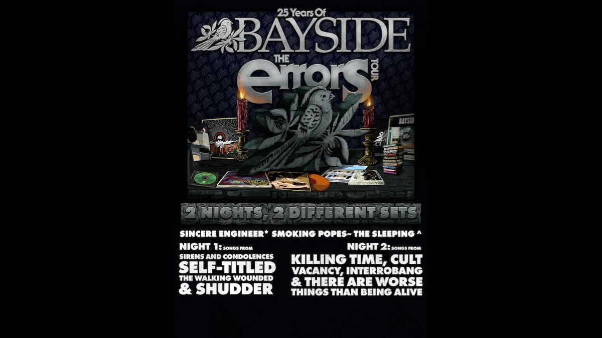 Bayside Reveal 25 Years Of Bayside: The Errors Tour Dates