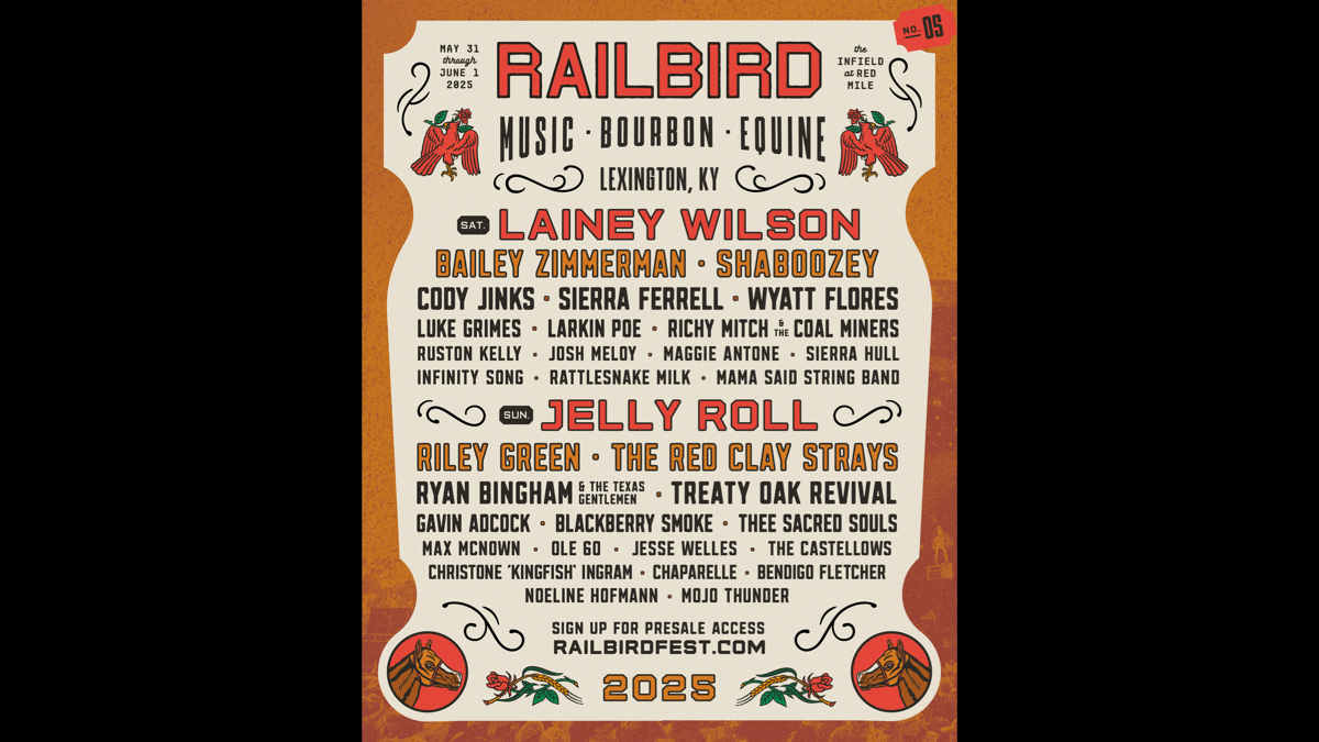 Jelly Roll and Lainey Wilson Lead Railbird Music Festival Lineup