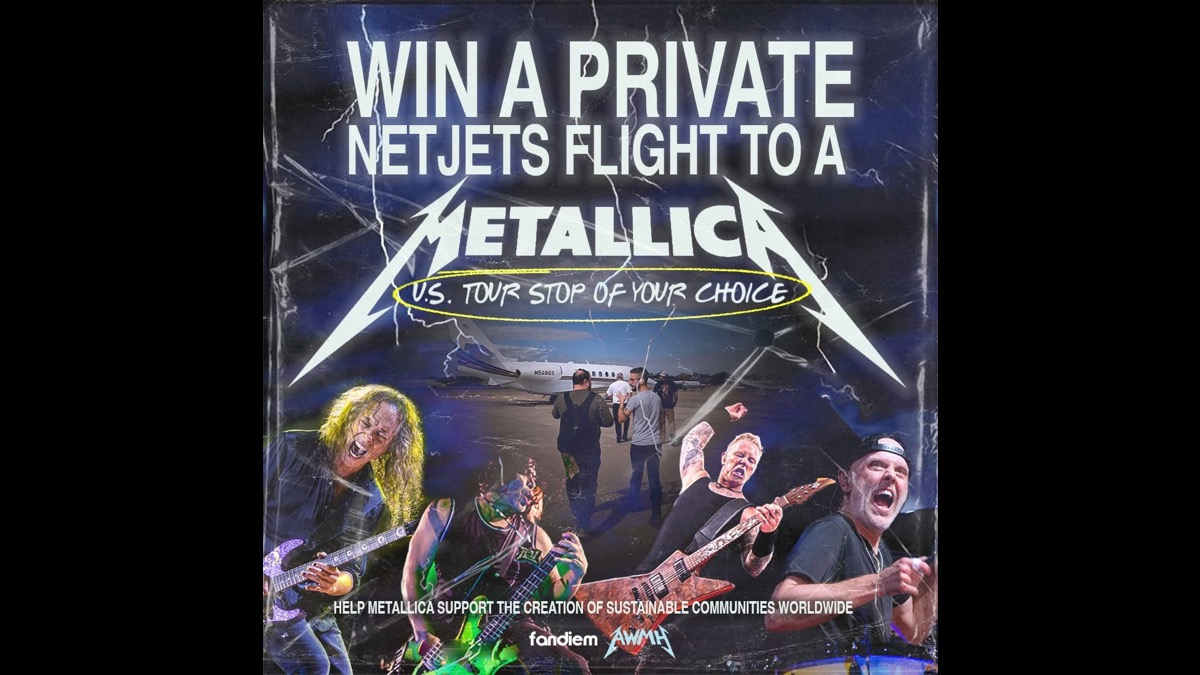 Metallica Giving Away NetJets VIP Weekend Trip To M72 Tour Stop