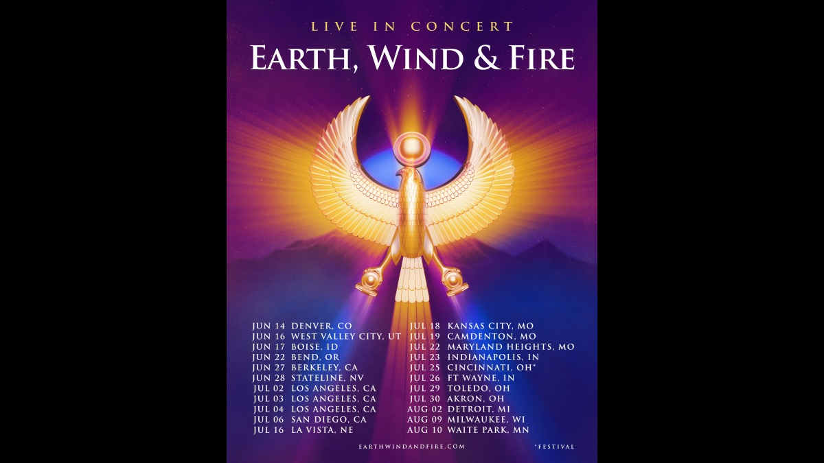 Earth, Wind & Fire Announce 2025 Summer North American Headline Tour