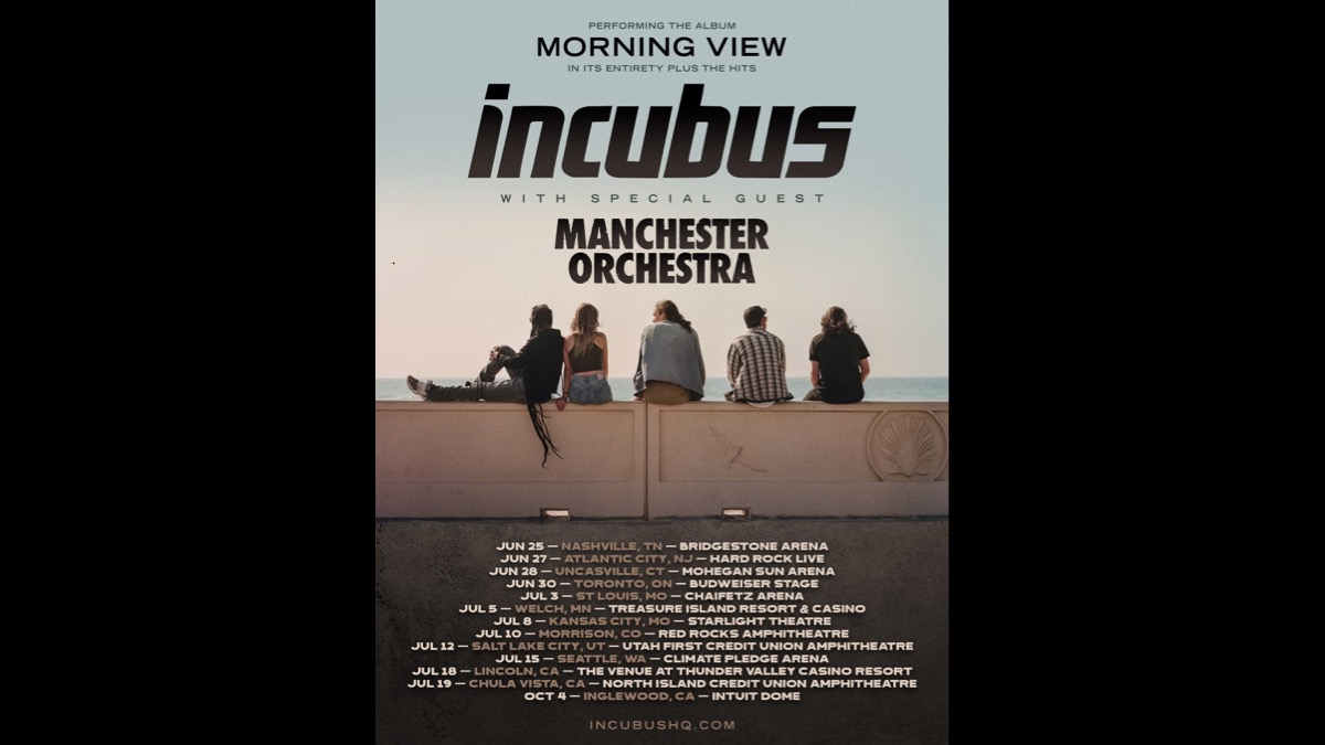 Incubus Plot 2025 Morning View + The Hits Tour