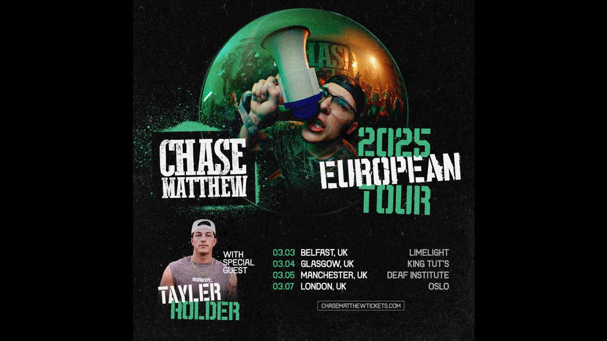 Tayler Holder Joining Chase Matthew For UK Tour Dates