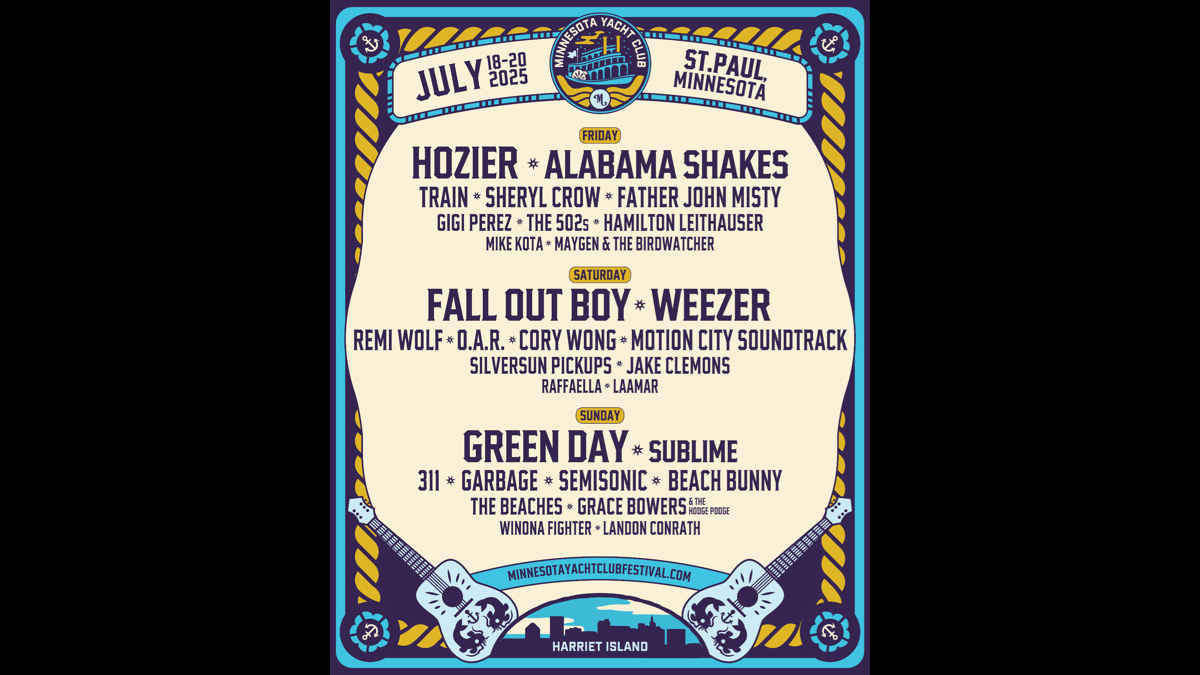 Green Day, Hozier, and Fall Out Boy Lead Minnesota Yacht Club Festival