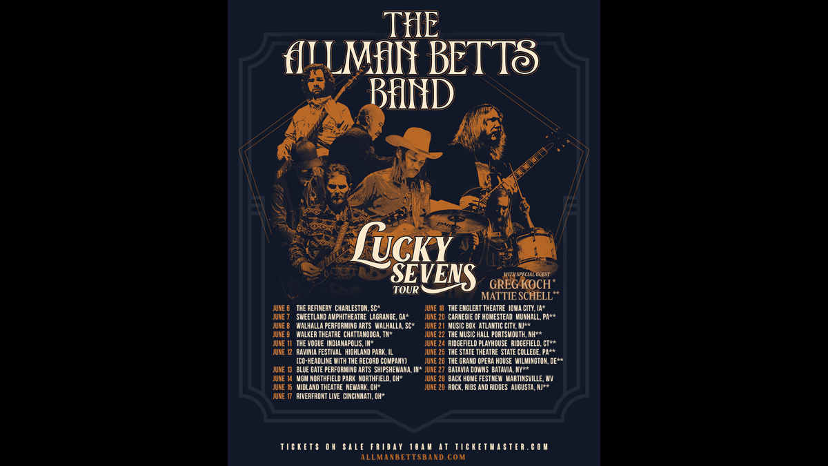 The Allman Betts Band Announce Lucky Sevens Tour