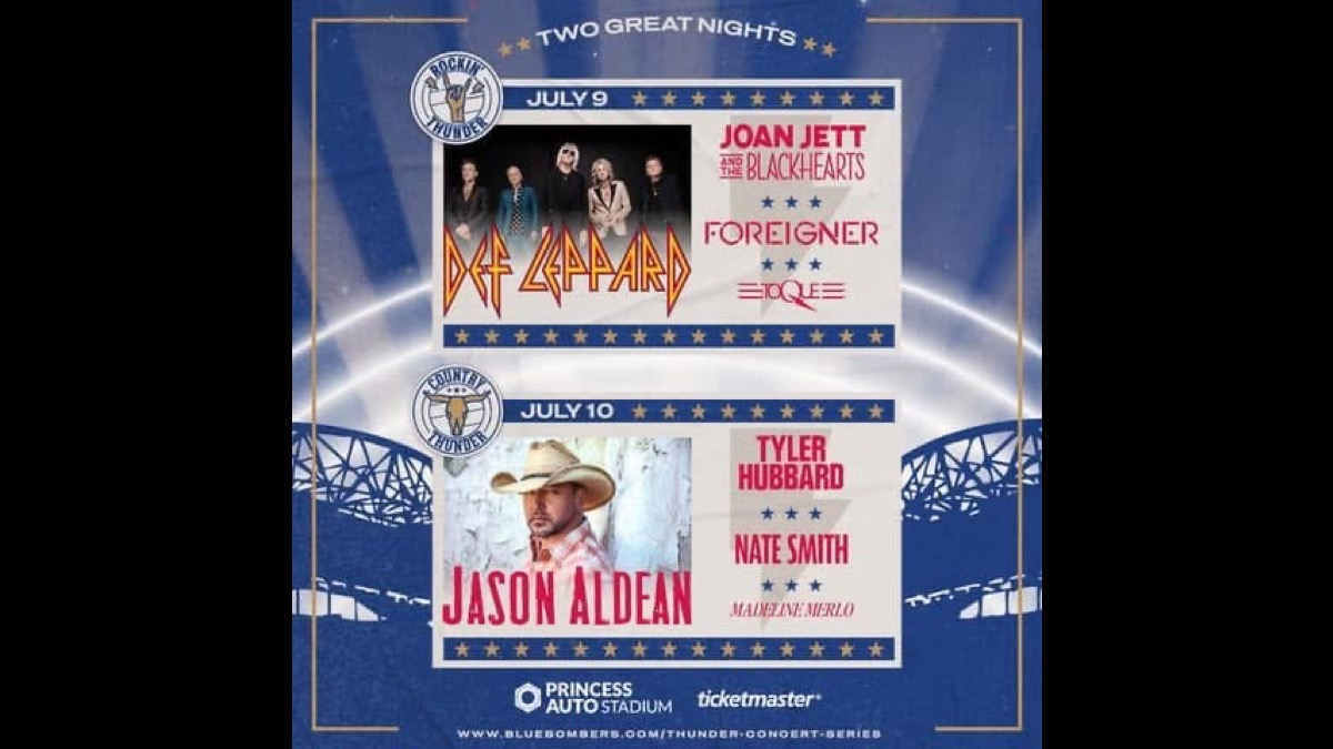 Def Leppard and Jason Aldean Lead Thunder Stadium Concert Series