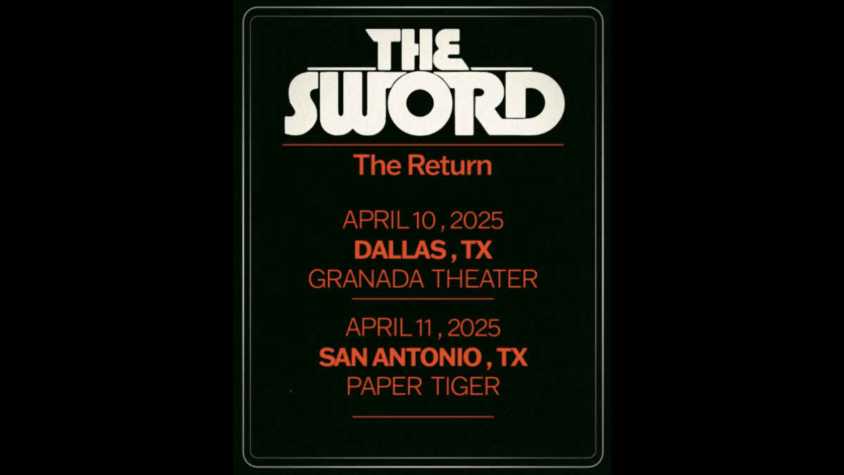 The Sword Returning With New Live Dates