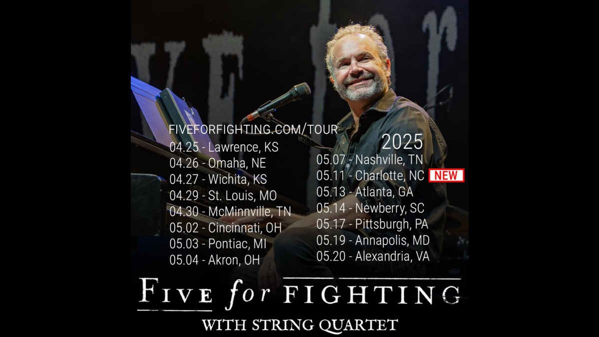 Five For Fighting Launching String Quartet Tour