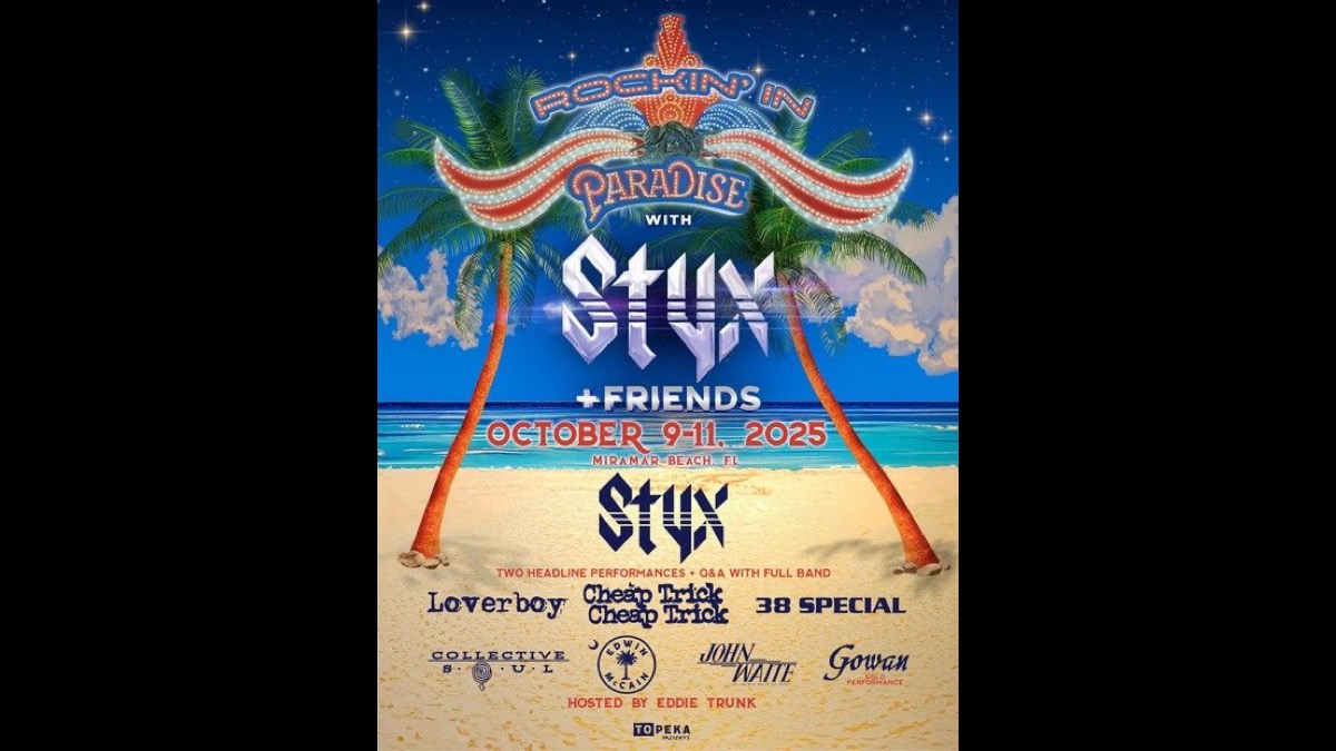 STYX Announce Rockin' in Paradise With Their Friends