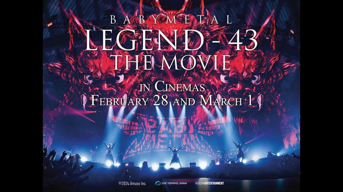 Babymetal Concert Film Coming To Movie Theaters