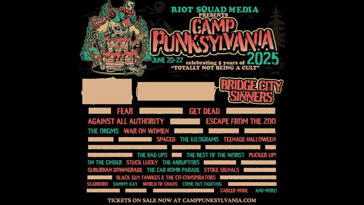 Punk Legends Fear Lead Additions To Camp Punksylvania