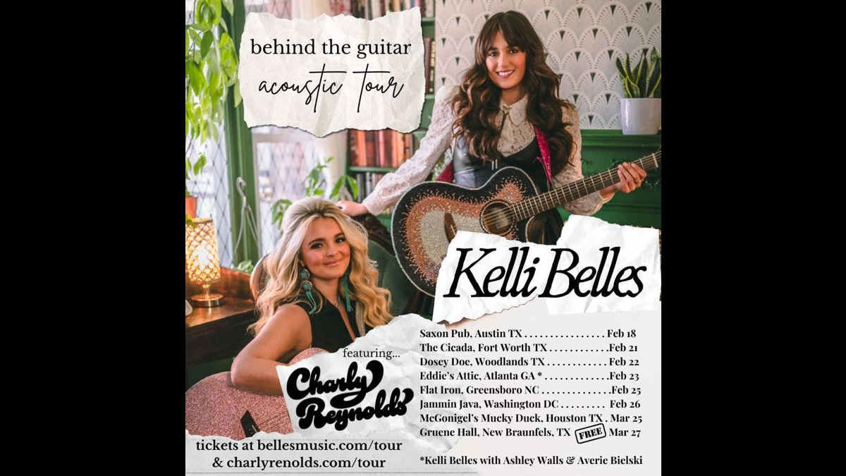 Kelli Belles and Charly Reynolds Launching Behind the Guitar Acoustic Tour