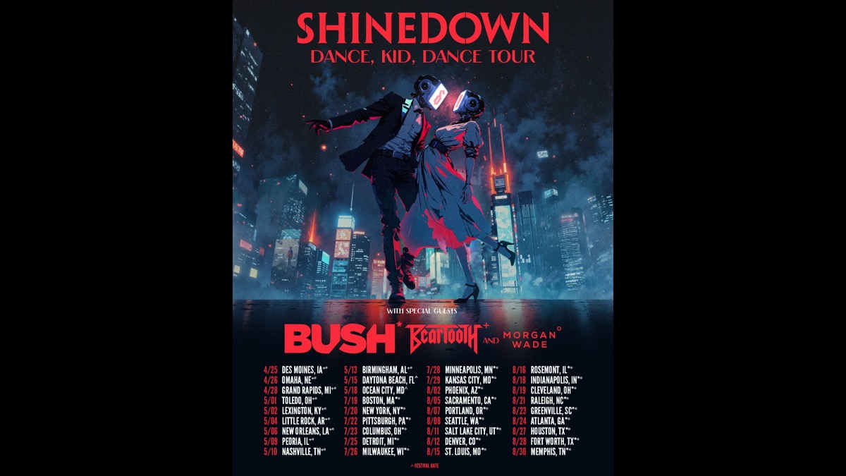 Shinedown Add Show To Their Dance, Kid, Dance Tour