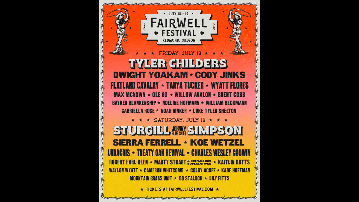 Tyler Childers and Sturgill Simpson Lead FairWell Festival Lineup