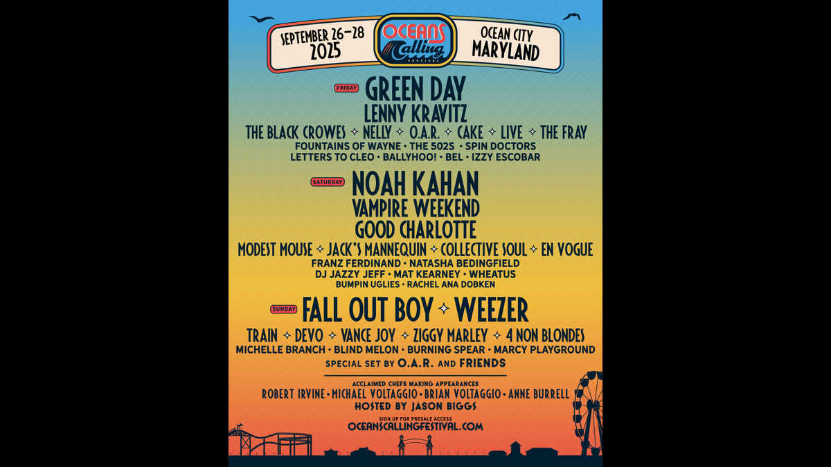 Green Day, Noah Kahan, and Fall Out Boy Lead Oceans Calling Festival Lineup