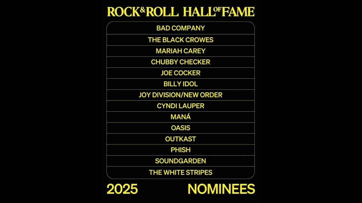 2025 Rock And Roll Hall Of Fame Nominees Announced