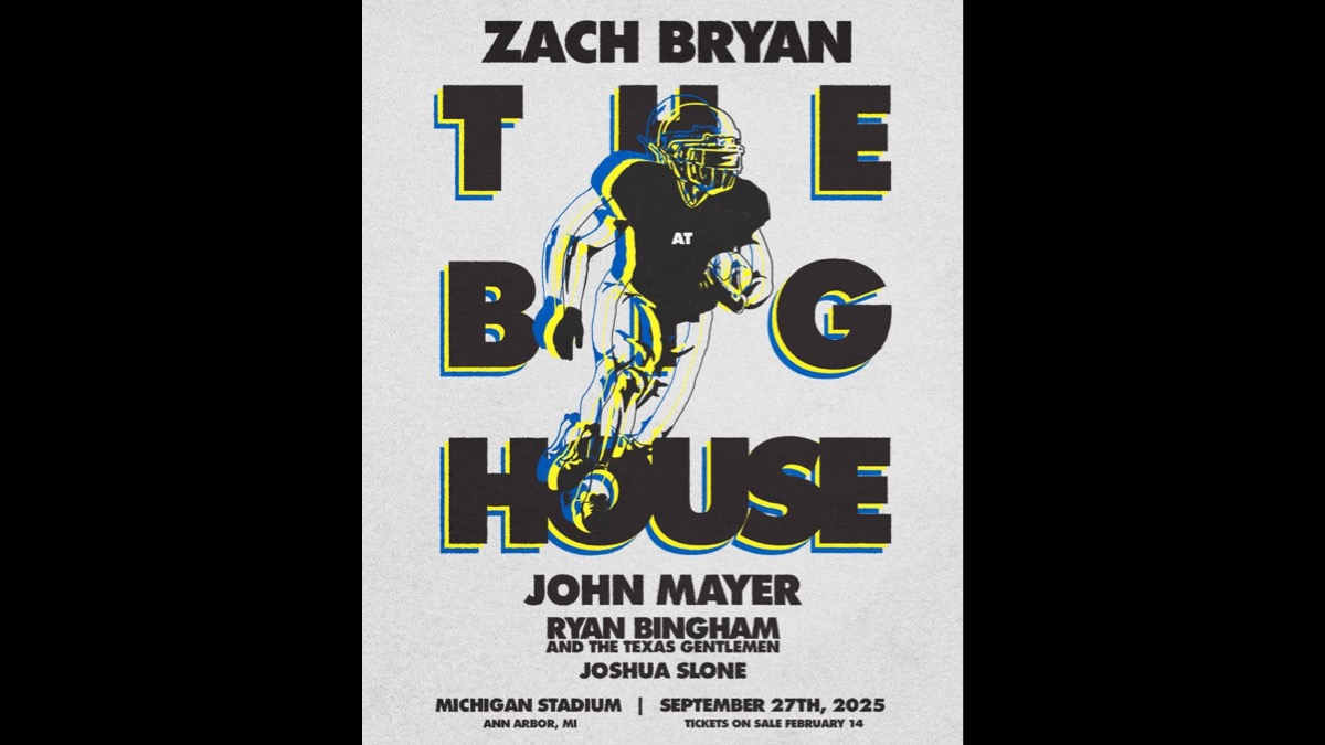 Zach Bryan Recruits John Mayer For First Concert At Michigan Stadium