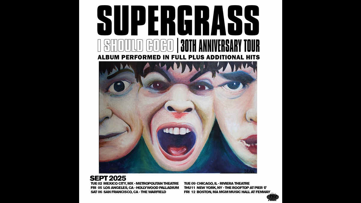 Supergrass Plot 'I Should Coco' 30th Anniversary Tour