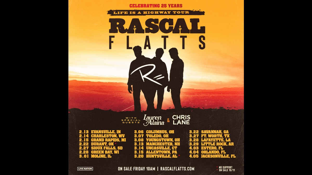 Rascal Flatts Launch Life Is A Highway Tour